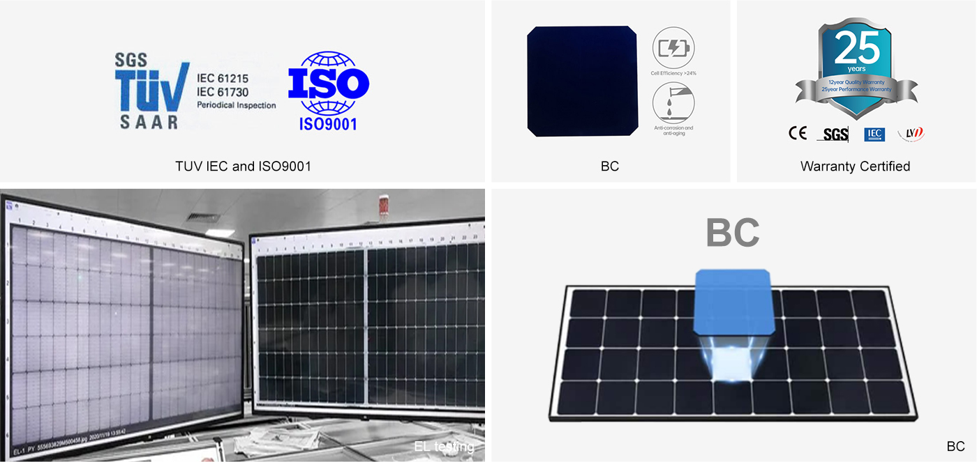 Glass BC Solar Panel-Rigid Solar Module-Sunray-The Leading Solar Panels ...